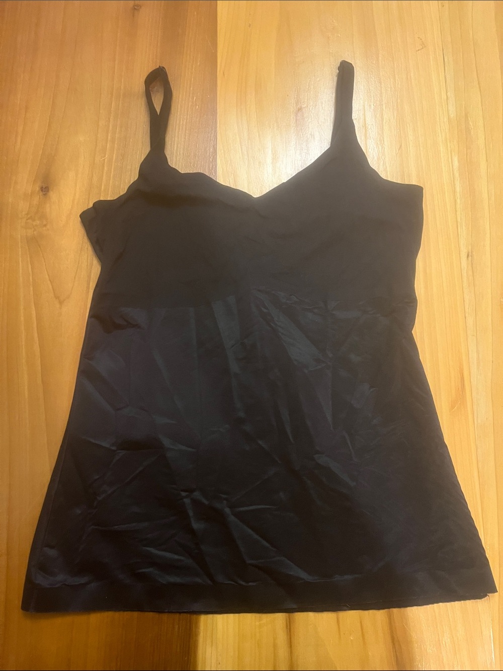 SPANX Black Camisole Slip with Adjustable Straps